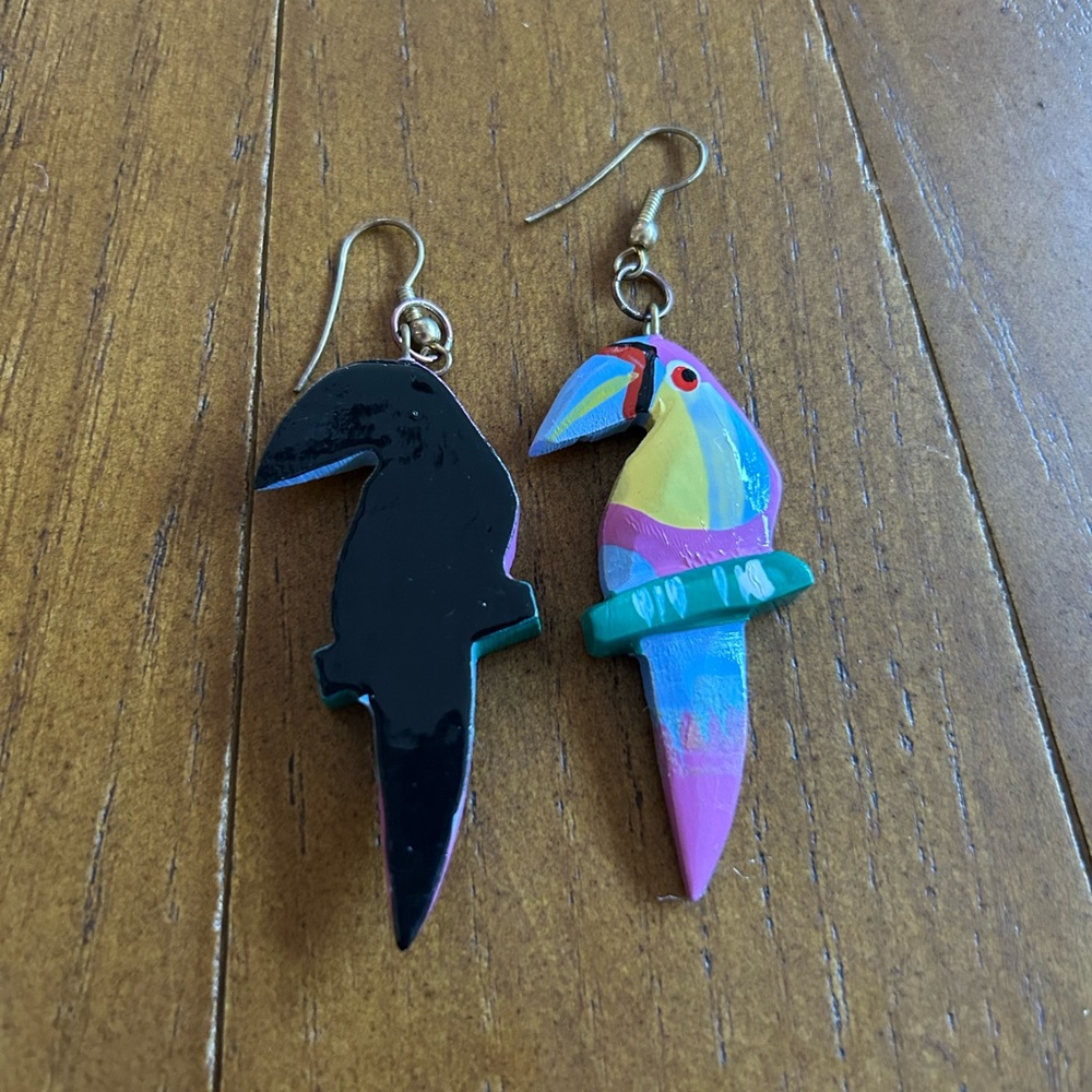 Toucan earrings